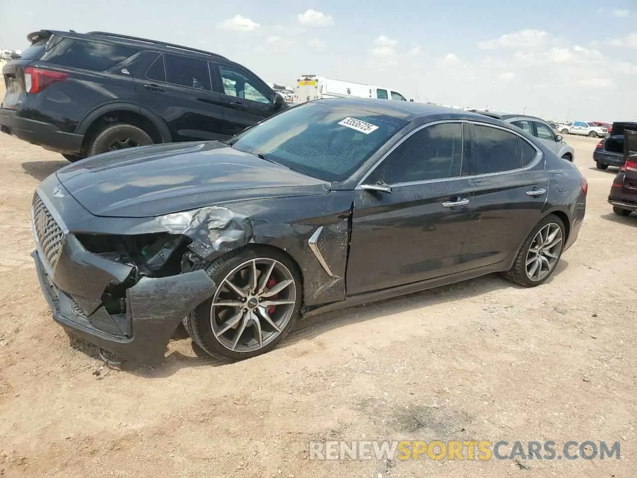 1 Фотография поврежденного автомобиля KMTG74LE1KU031151 GENESIS G70 2019