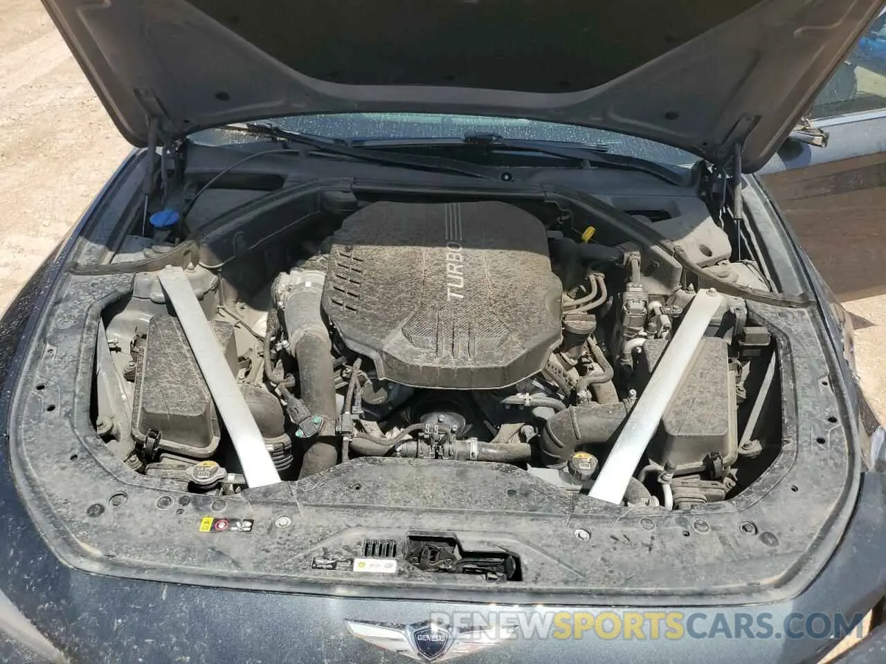 11 Фотография поврежденного автомобиля KMTG74LE1KU031151 GENESIS G70 2019