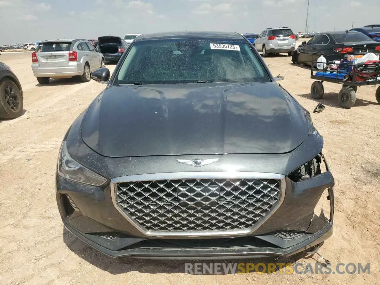 5 Фотография поврежденного автомобиля KMTG74LE1KU031151 GENESIS G70 2019