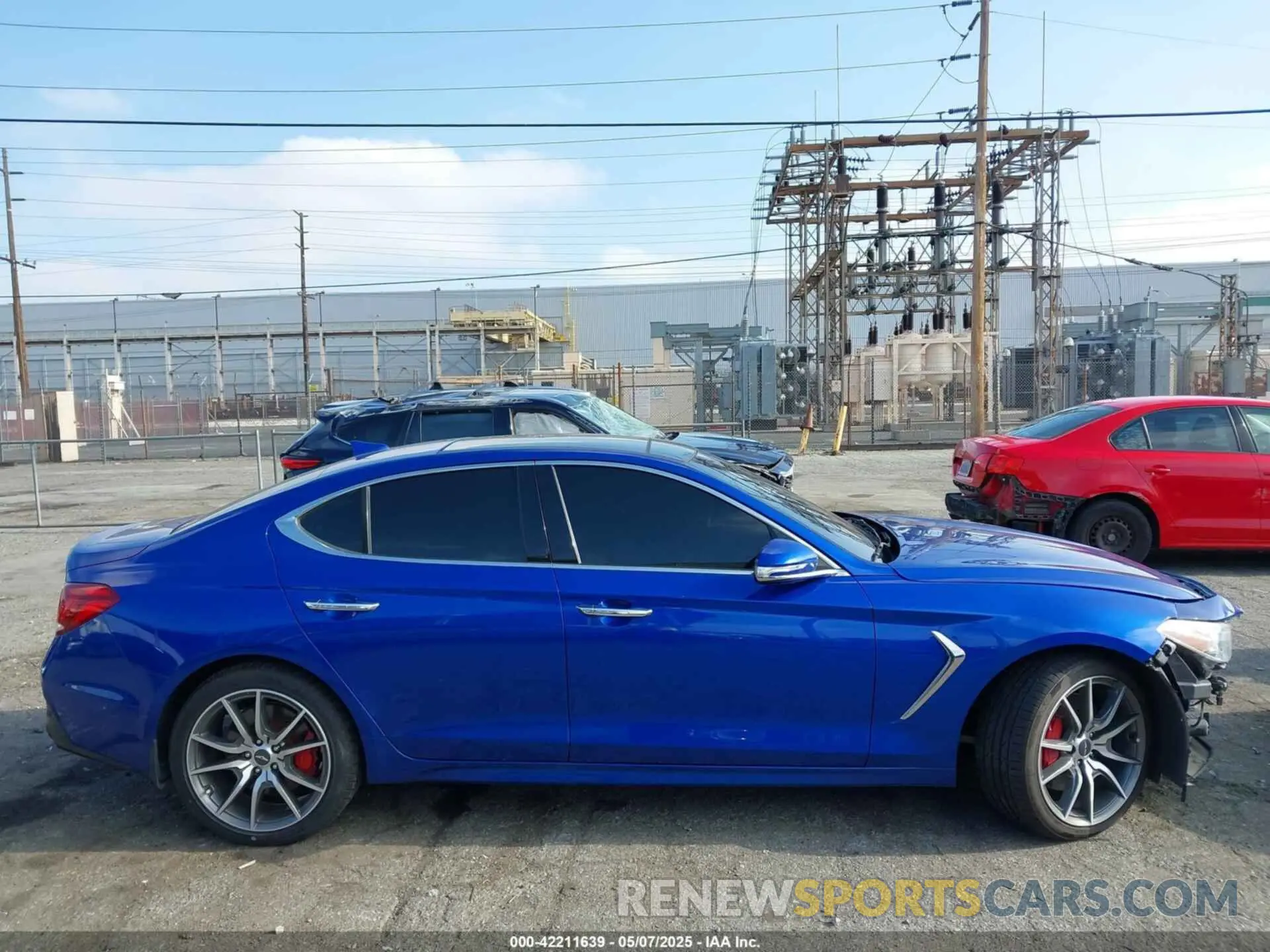 13 Фотография поврежденного автомобиля KMTG74LE4KU032620 GENESIS G70 2019
