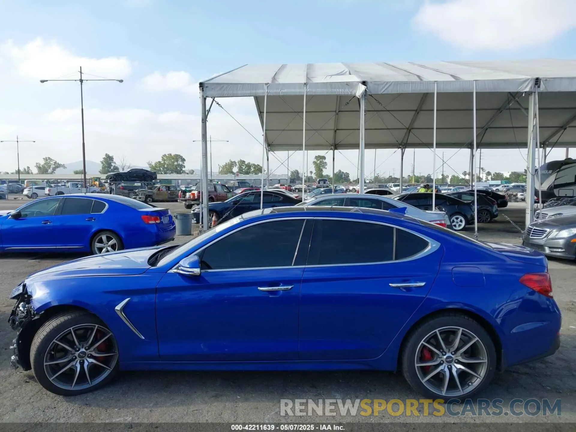 14 Фотография поврежденного автомобиля KMTG74LE4KU032620 GENESIS G70 2019