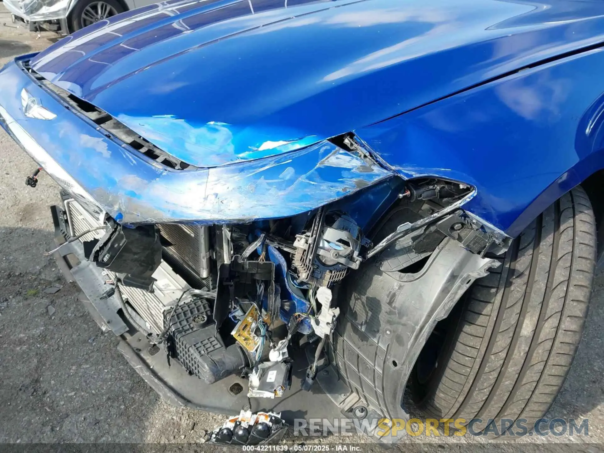 6 Фотография поврежденного автомобиля KMTG74LE4KU032620 GENESIS G70 2019