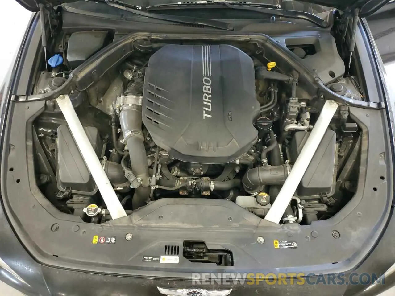 11 Фотография поврежденного автомобиля KMTG74LE6KU013986 GENESIS G70 2019