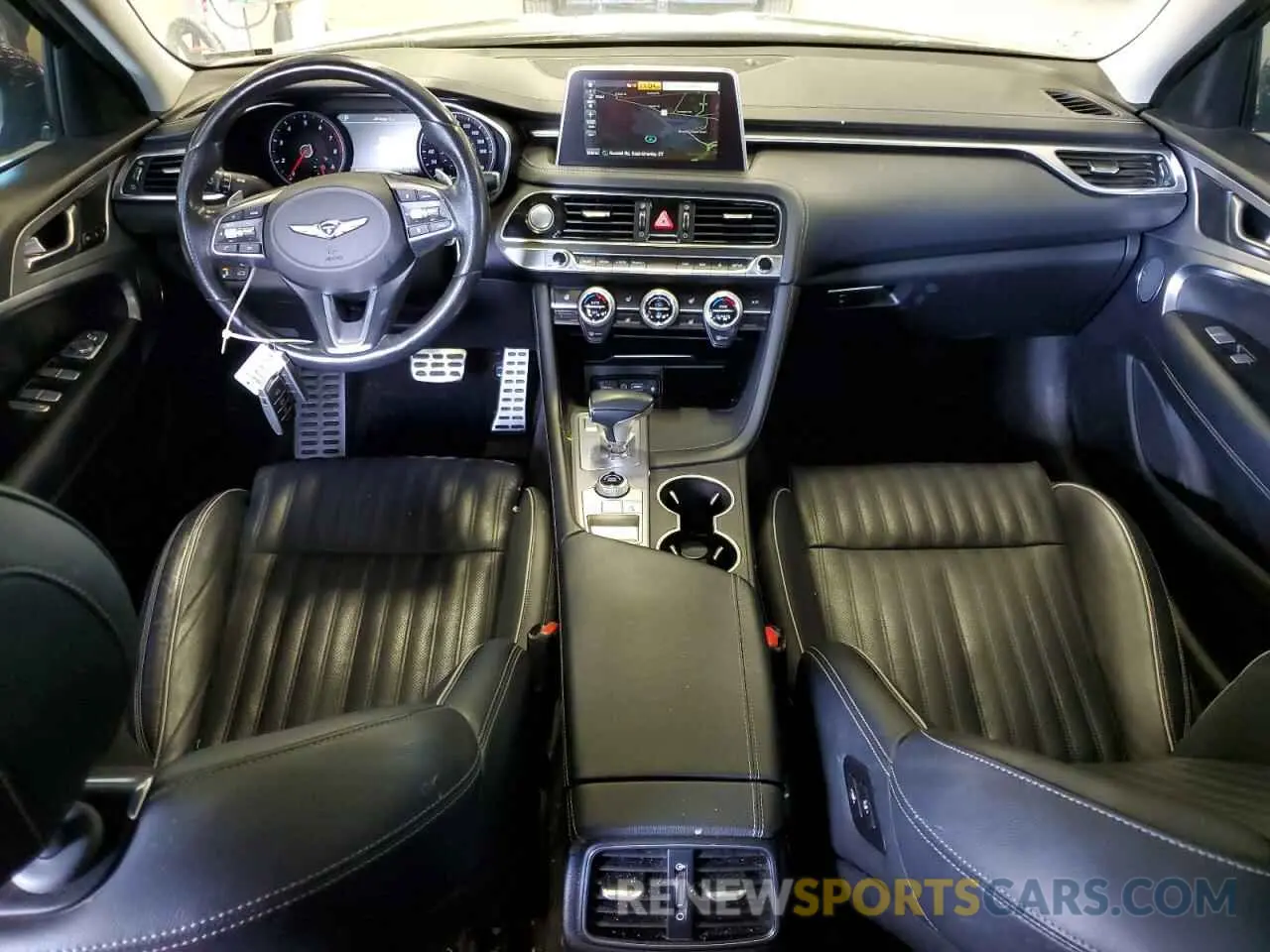 8 Фотография поврежденного автомобиля KMTG74LE6KU013986 GENESIS G70 2019