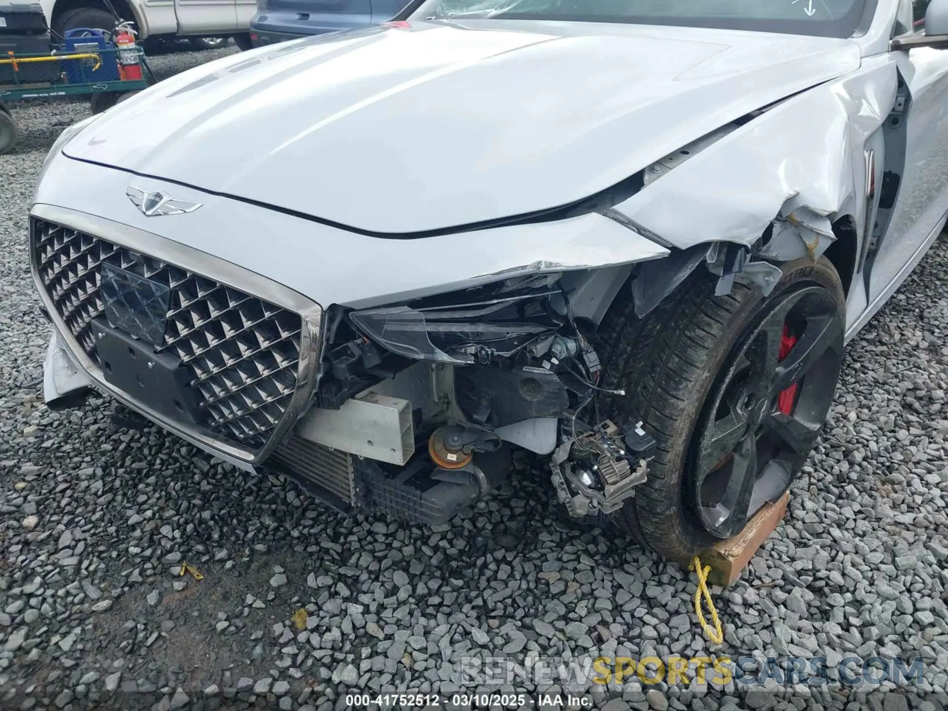 6 Photograph of a damaged car KMTG74LE6KU014118 GENESIS G70 2019