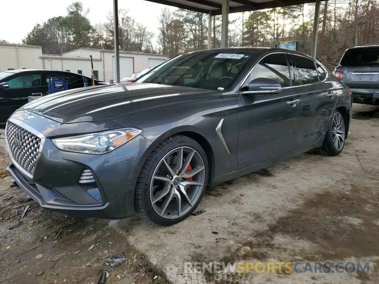 1 Фотография поврежденного автомобиля KMTG74LE6KU024096 GENESIS G70 2019
