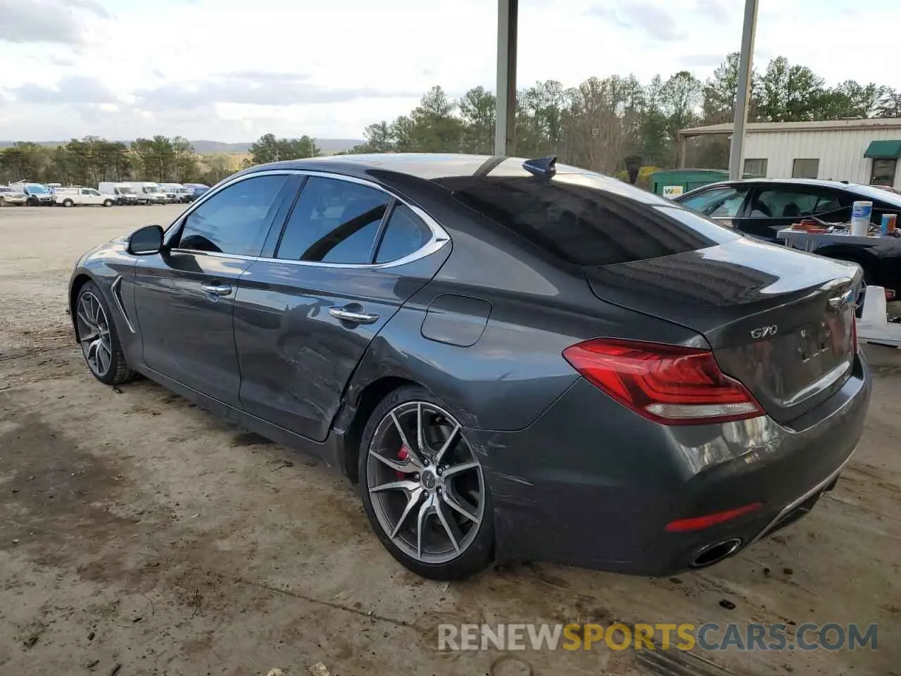 2 Фотография поврежденного автомобиля KMTG74LE6KU024096 GENESIS G70 2019