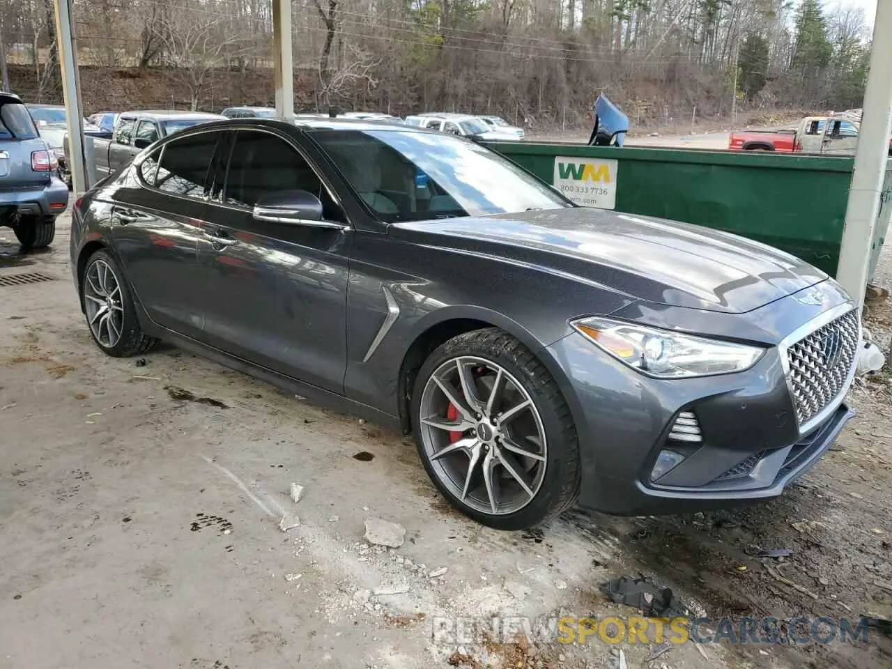 4 Фотография поврежденного автомобиля KMTG74LE6KU024096 GENESIS G70 2019