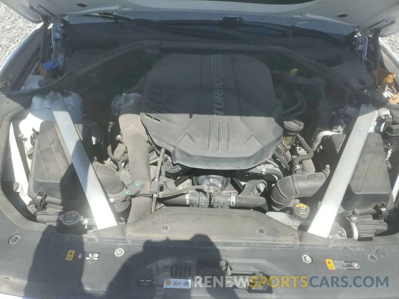 11 Фотография поврежденного автомобиля KMTG74LEXKU016731 GENESIS G70 2019