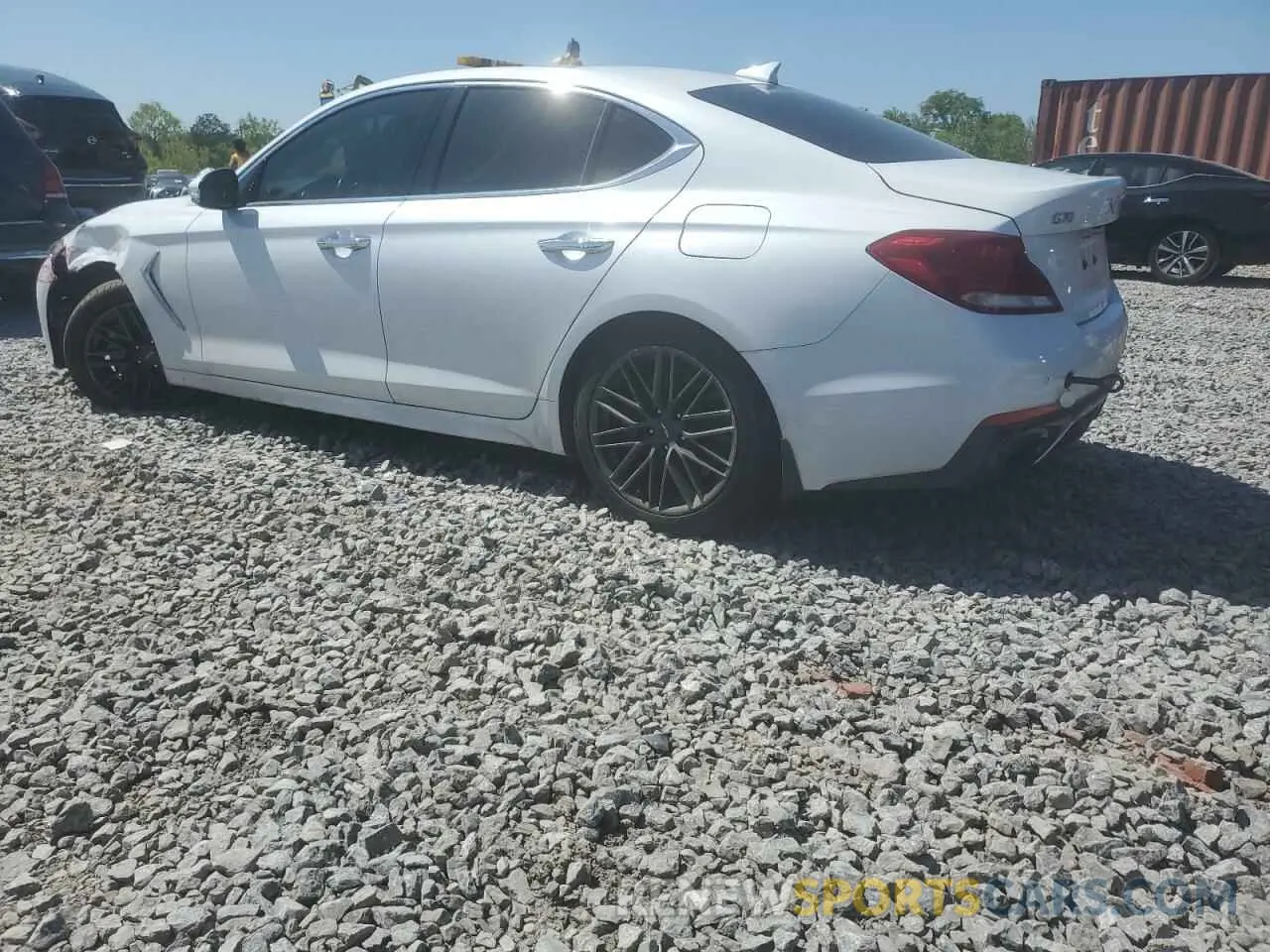 2 Фотография поврежденного автомобиля KMTG74LEXKU016731 GENESIS G70 2019