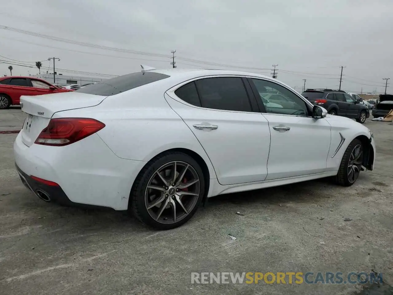 3 Photograph of a damaged car KMTG74LEXKU024019 GENESIS G70 2019