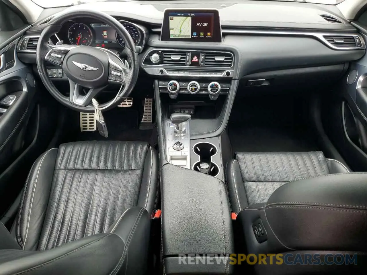 8 Photograph of a damaged car KMTG74LEXKU024019 GENESIS G70 2019