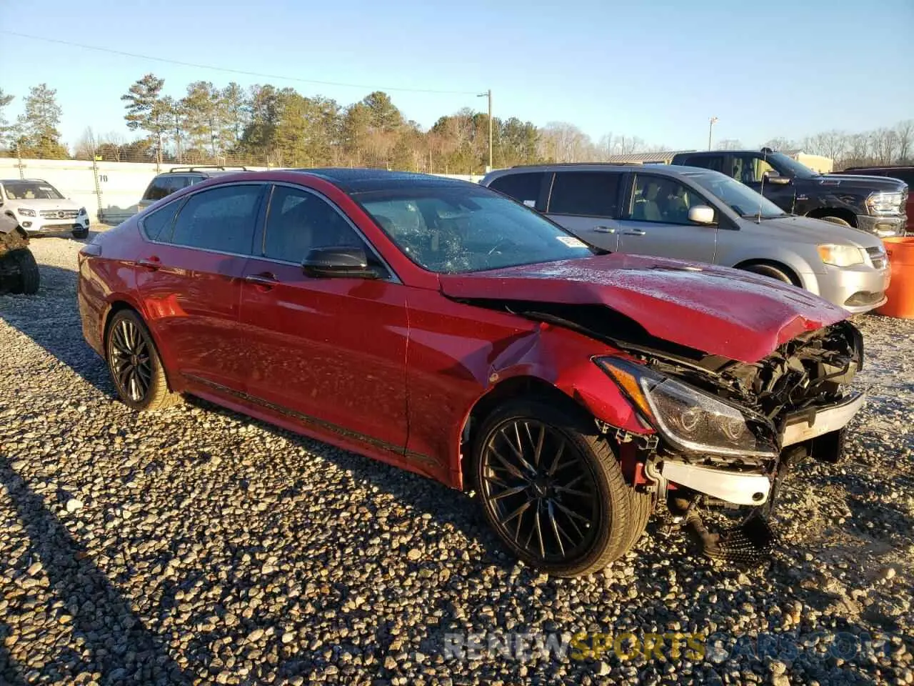4 Photograph of a damaged car KMTFN4JB1LU339187 GENESIS G70 2020