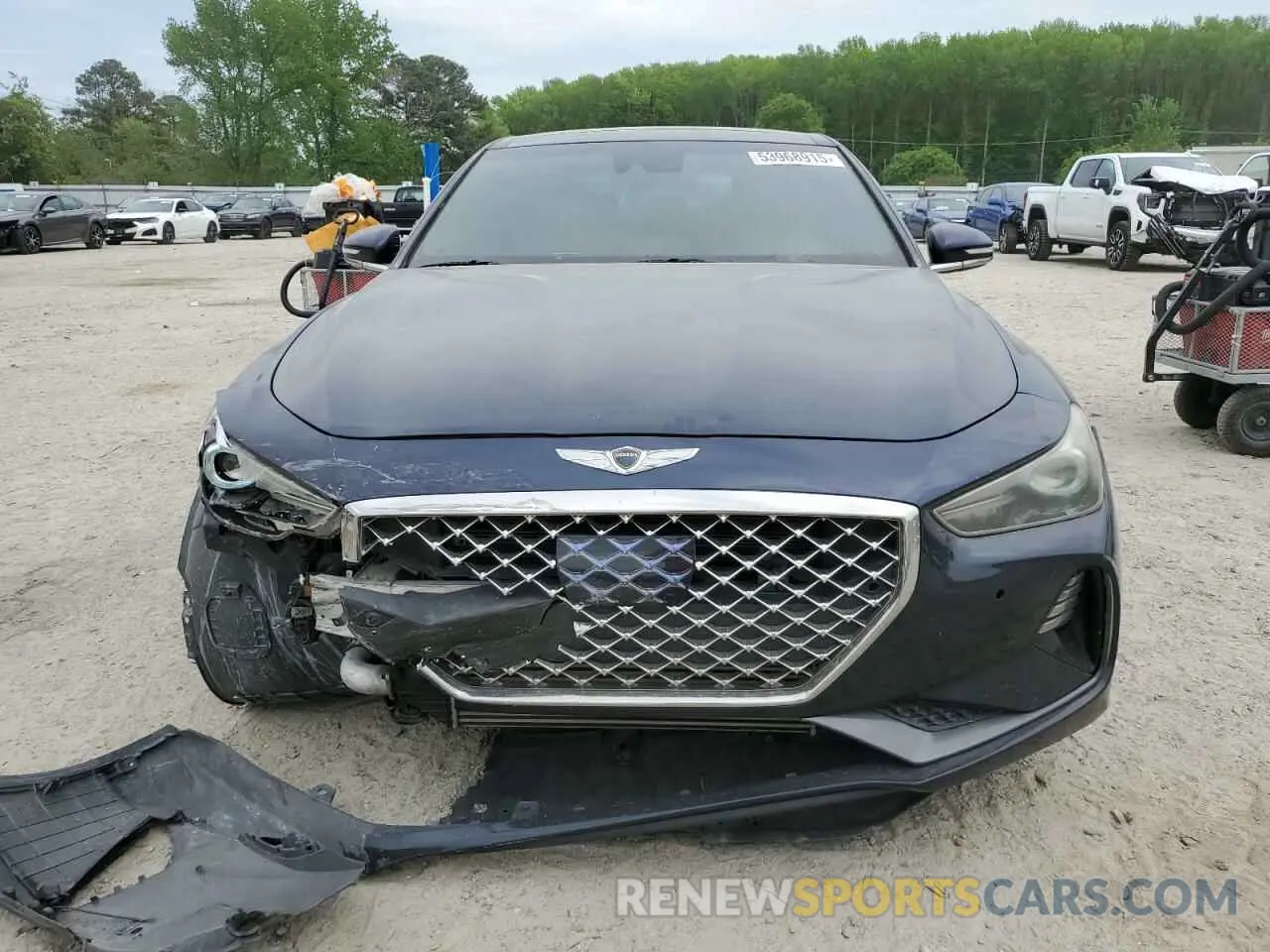 5 Photograph of a damaged car KMTG34LA0LU046749 GENESIS G70 2020
