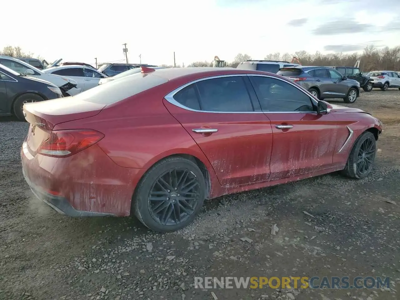 3 Photograph of a damaged car KMTG34LA0LU056732 GENESIS G70 2020