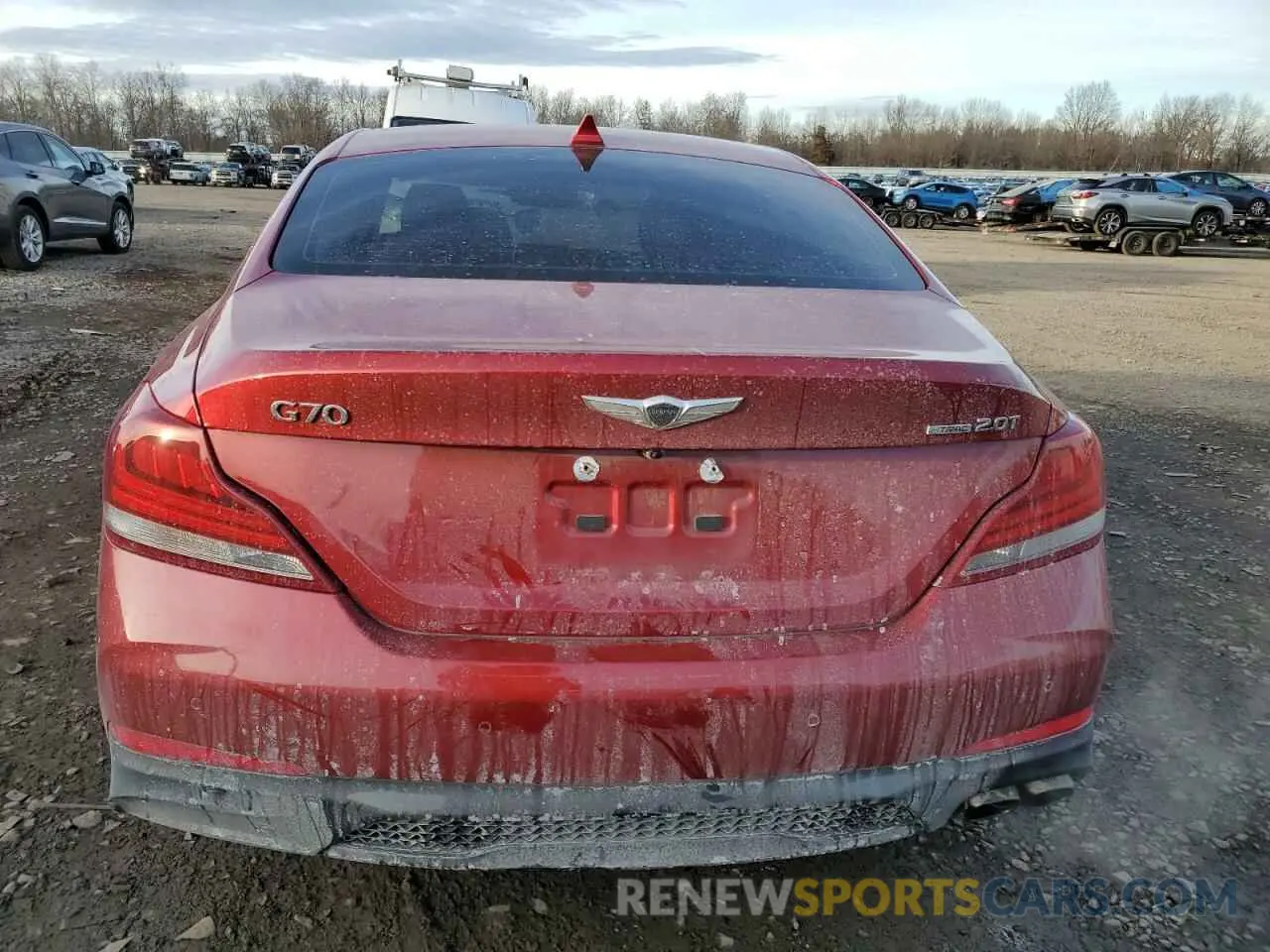 6 Photograph of a damaged car KMTG34LA0LU056732 GENESIS G70 2020