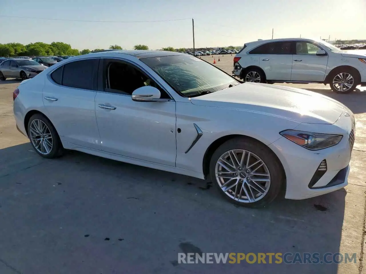 4 Фотография поврежденного автомобиля KMTG34LA1LU063284 GENESIS G70 2020
