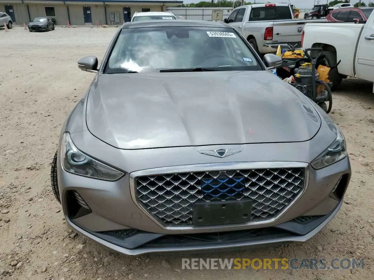 5 Photograph of a damaged car KMTG34LE2LU063944 GENESIS G70 2020