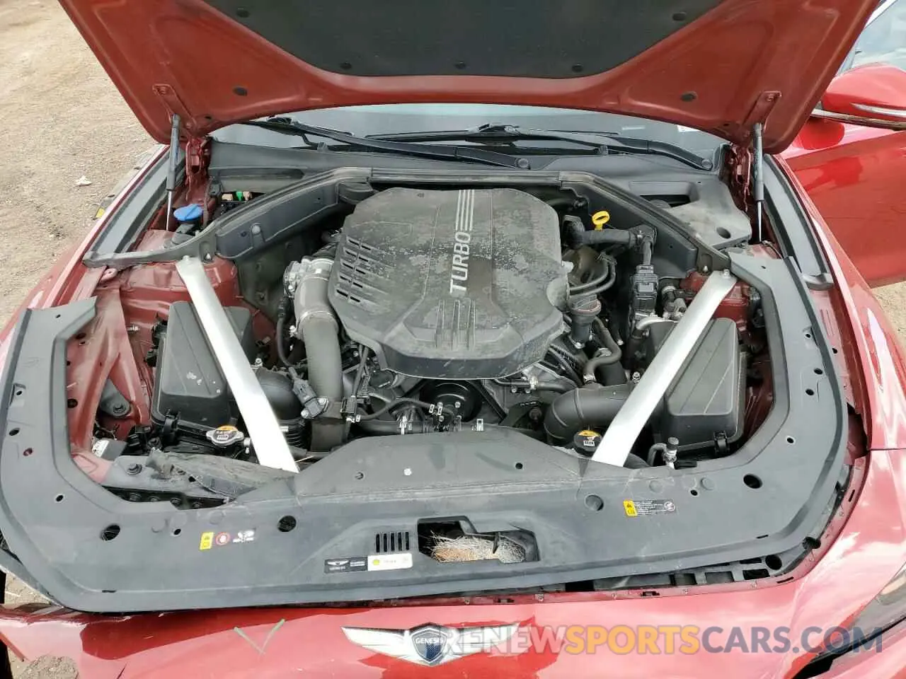 11 Photograph of a damaged car KMTG34LE6LU064126 GENESIS G70 2020