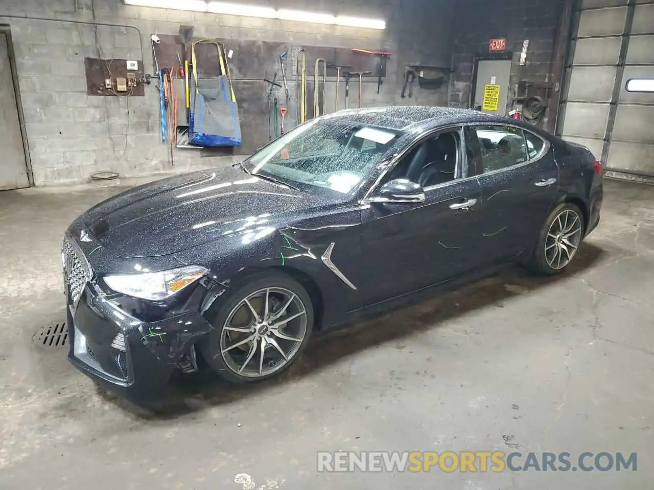 1 Photograph of a damaged car KMTG44LA2LU051481 GENESIS G70 2020