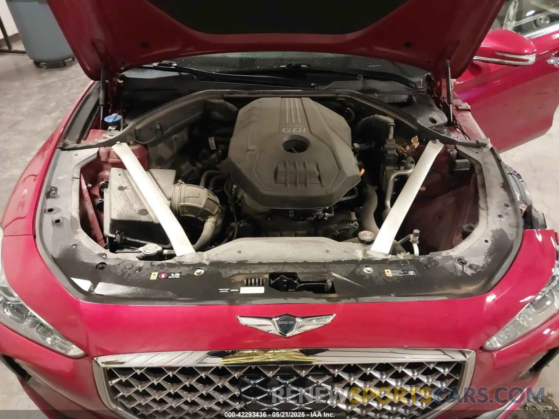 10 Фотография поврежденного автомобиля KMTG44LA3LU059816 GENESIS G70 2020