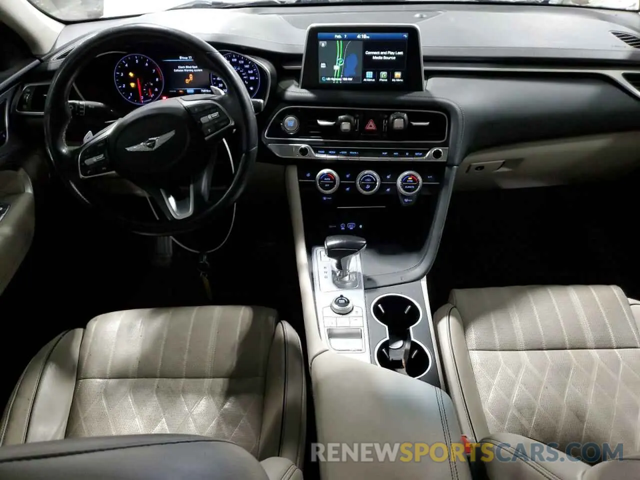 8 Фотография поврежденного автомобиля KMTG44LA6LU055517 GENESIS G70 2020