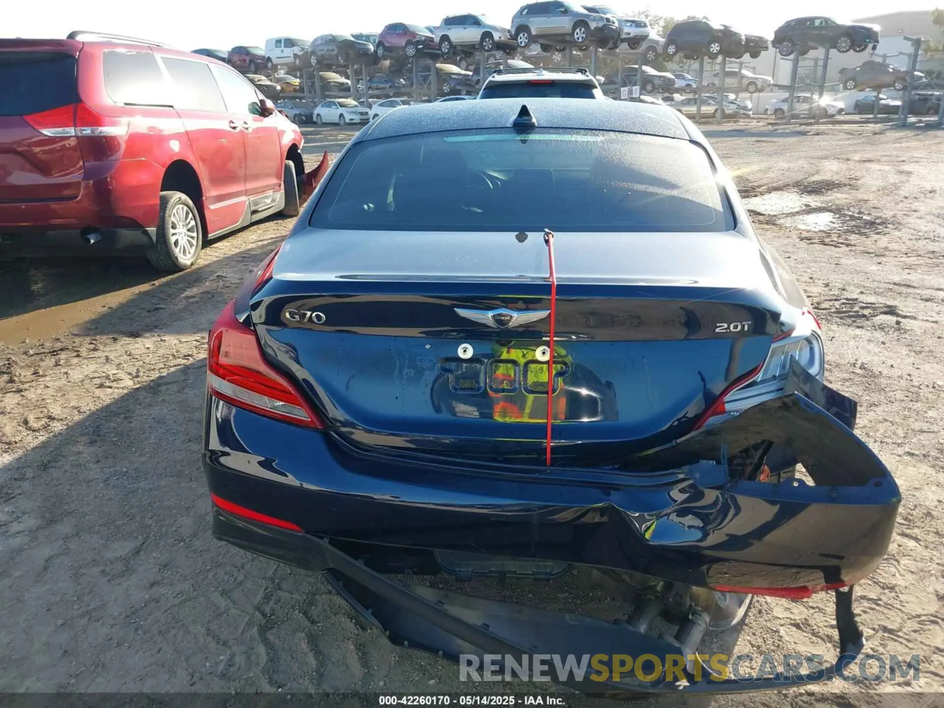 16 Photograph of a damaged car KMTG64LA1LU062420 GENESIS G70 2020