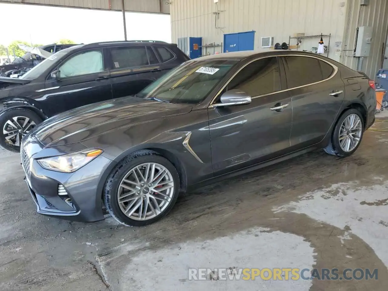 1 Photograph of a damaged car KMTG64LA5LU059925 GENESIS G70 2020