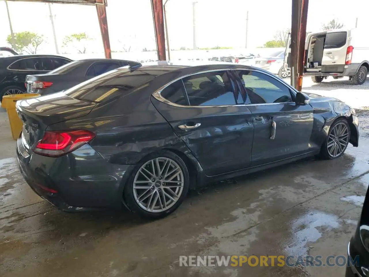 3 Photograph of a damaged car KMTG64LA5LU059925 GENESIS G70 2020