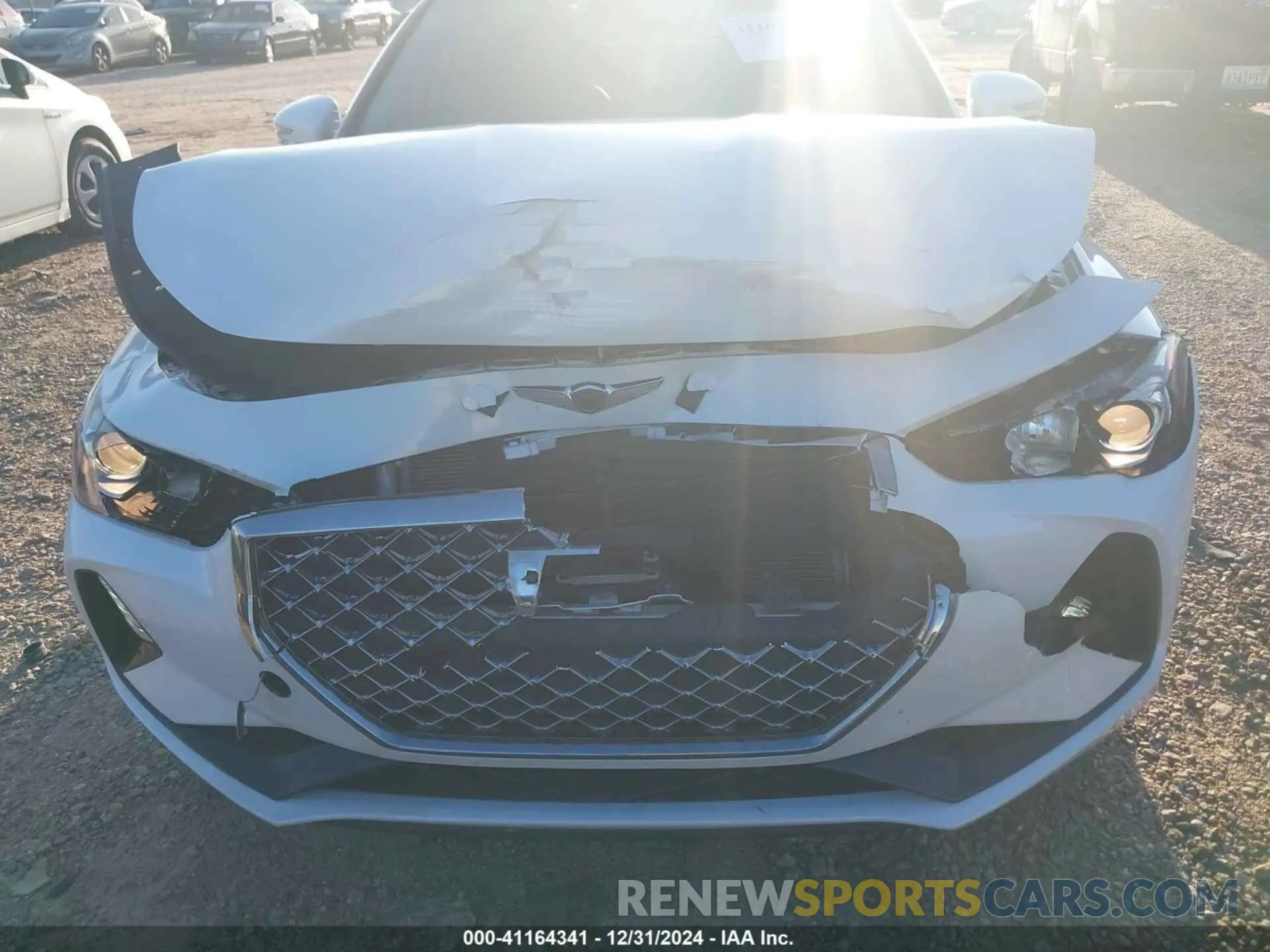 12 Photograph of a damaged car KMTG64LA8LU056386 GENESIS G70 2020