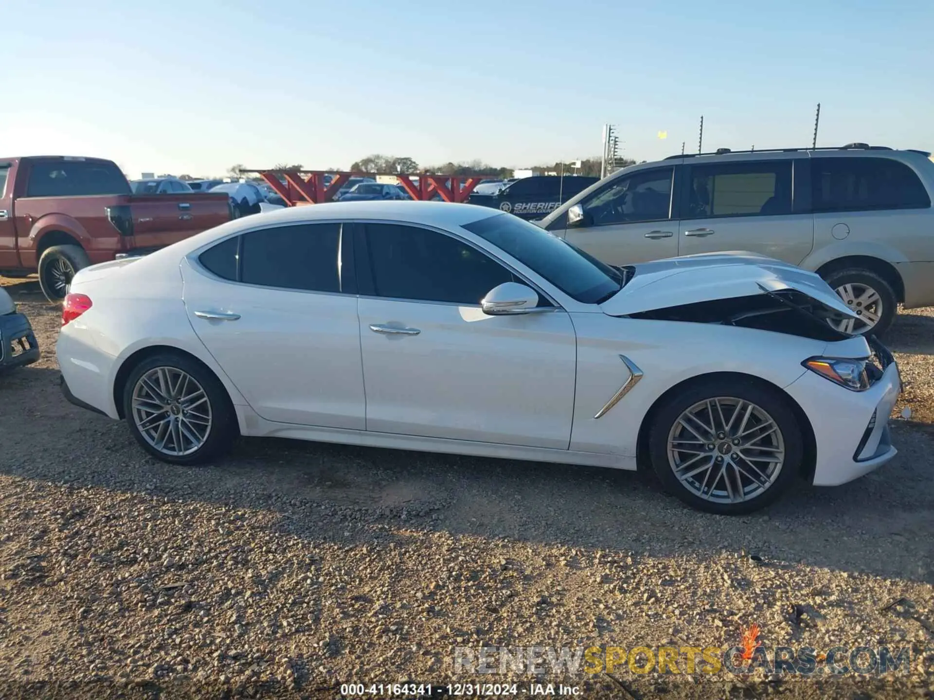 13 Photograph of a damaged car KMTG64LA8LU056386 GENESIS G70 2020