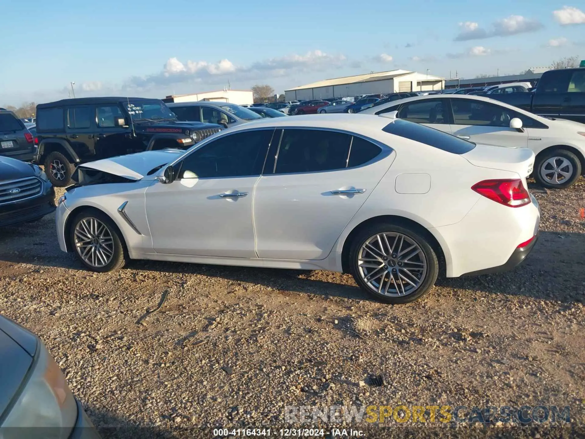 14 Photograph of a damaged car KMTG64LA8LU056386 GENESIS G70 2020