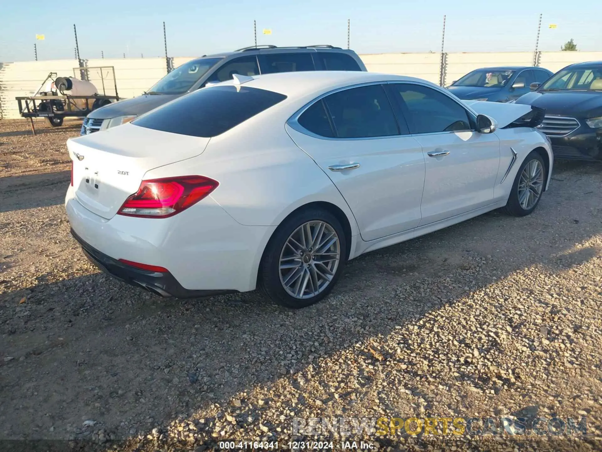 4 Photograph of a damaged car KMTG64LA8LU056386 GENESIS G70 2020