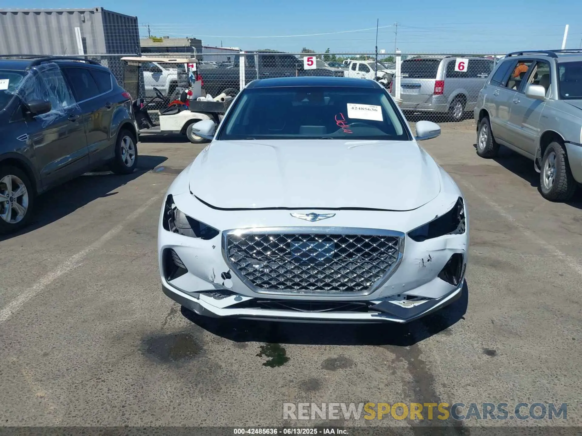 13 Фотография поврежденного автомобиля KMTG74LE2LU059669 GENESIS G70 2020