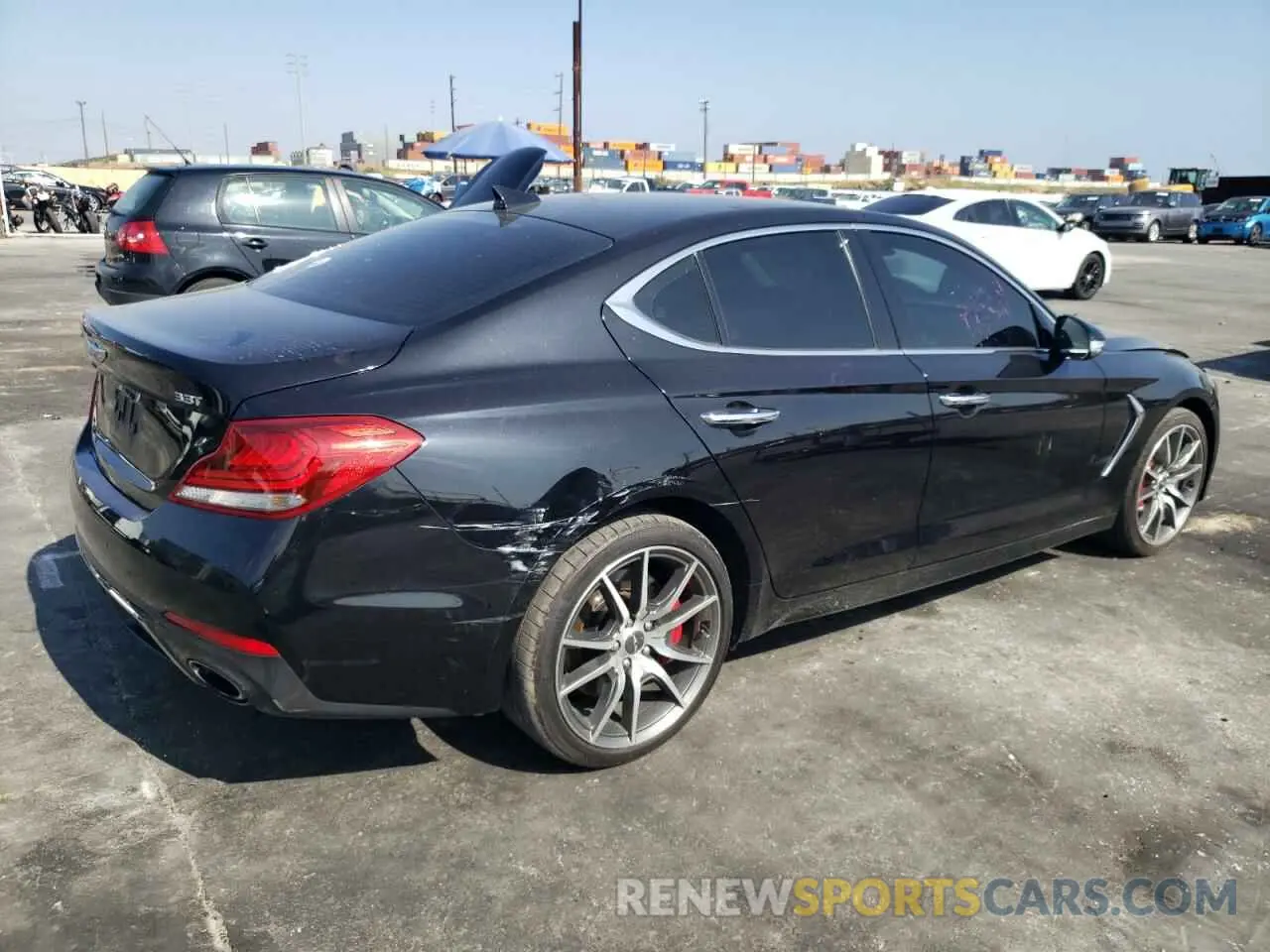 3 Photograph of a damaged car KMTG74LE6LU063692 GENESIS G70 2020