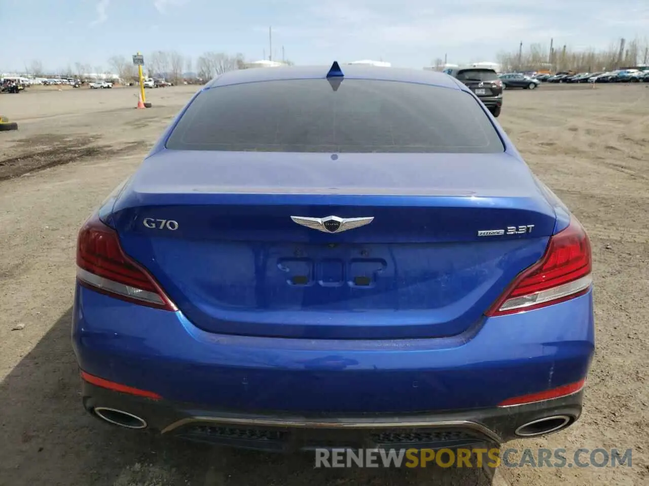 6 Photograph of a damaged car KMTG74LEXLU040965 GENESIS G70 2020