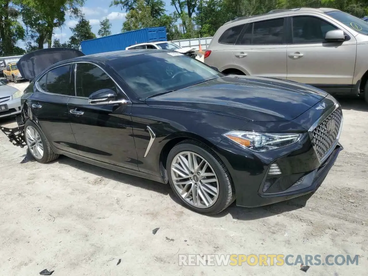 4 Фотография поврежденного автомобиля KMTG34LA0MU074200 GENESIS G70 2021