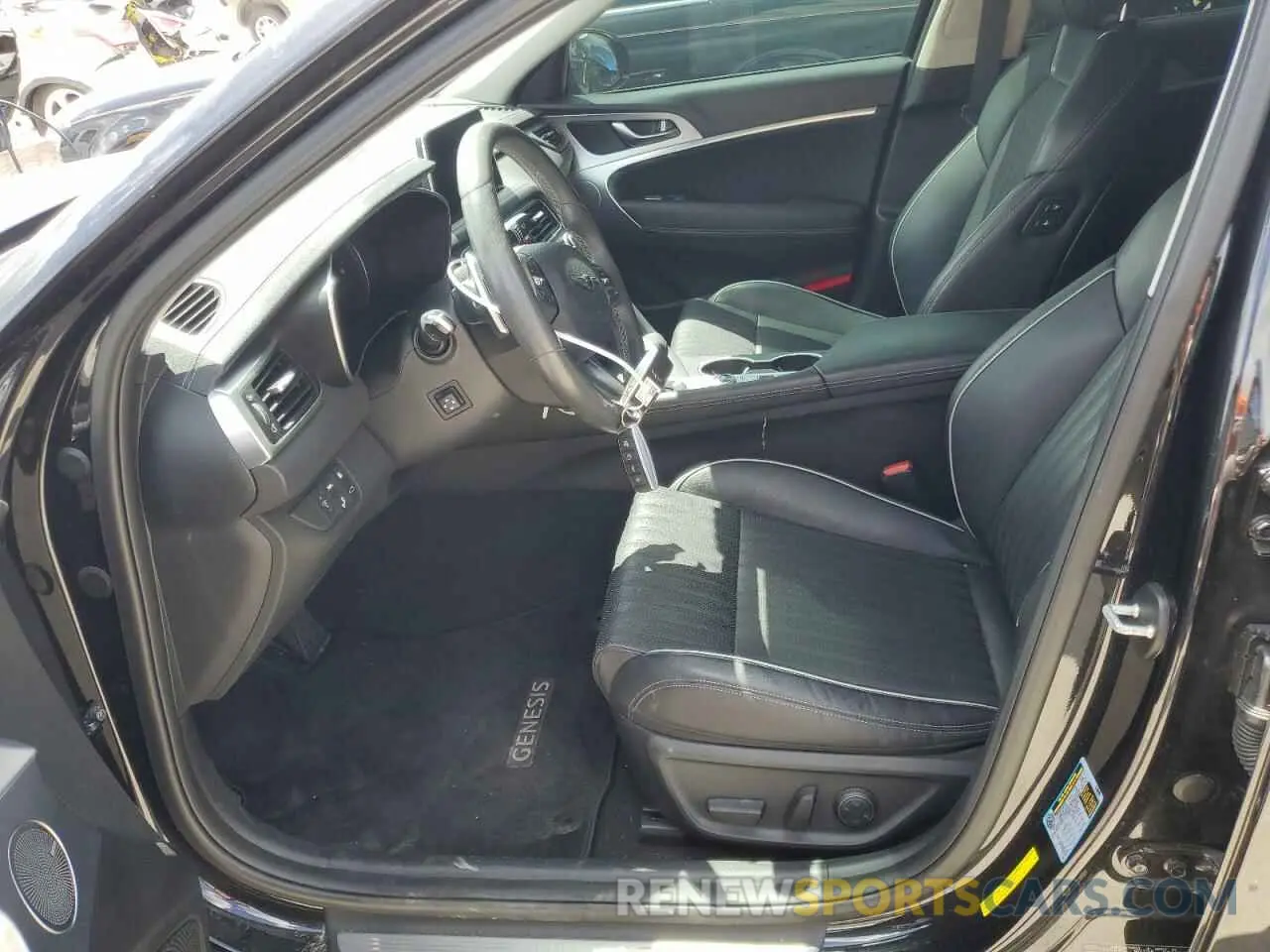 7 Фотография поврежденного автомобиля KMTG34LA0MU074200 GENESIS G70 2021