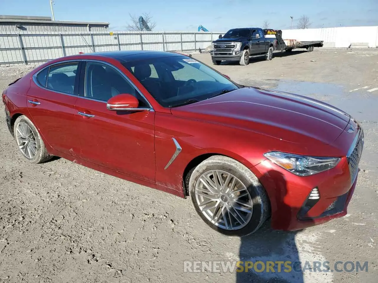 4 Photograph of a damaged car KMTG34LA7MU072427 GENESIS G70 2021