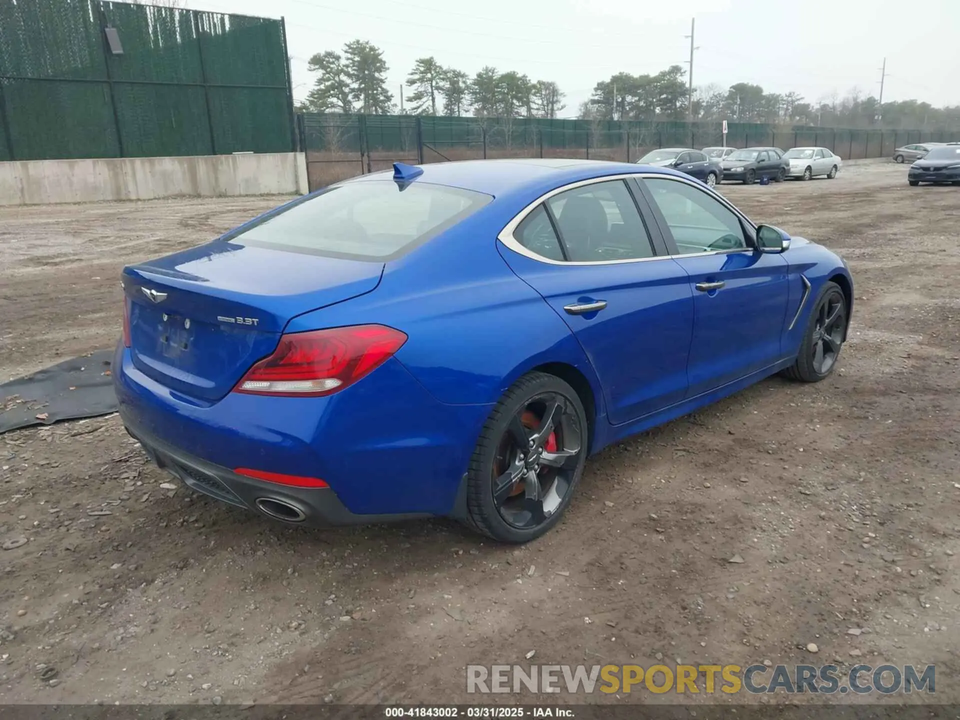 4 Photograph of a damaged car KMTG34LE2MU066635 GENESIS G70 2021