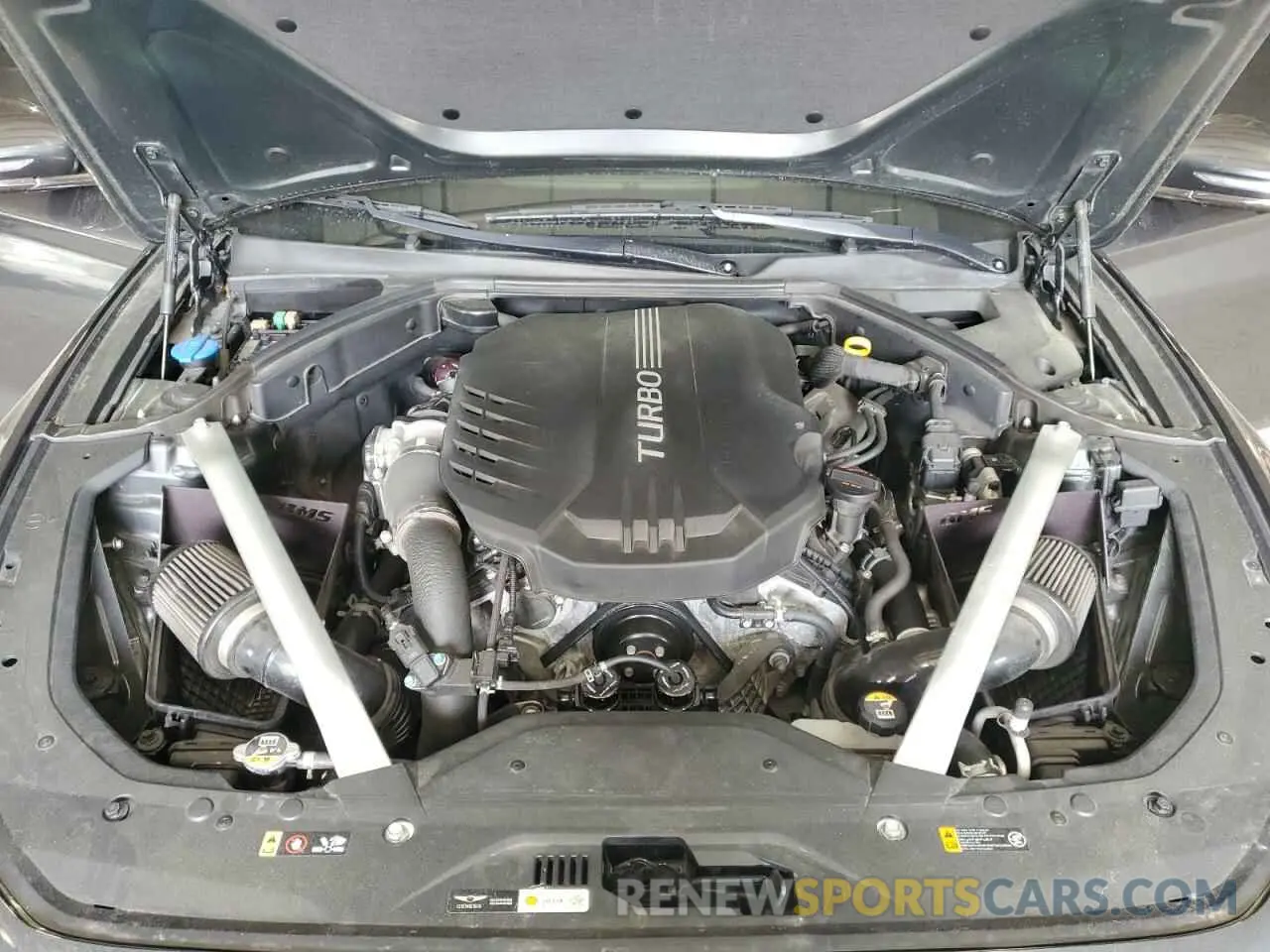 11 Photograph of a damaged car KMTG34LE4MU071979 GENESIS G70 2021