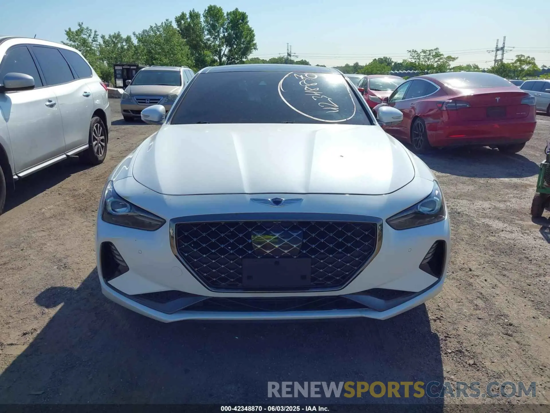12 Photograph of a damaged car KMTG34LE6MU073393 GENESIS G70 2021