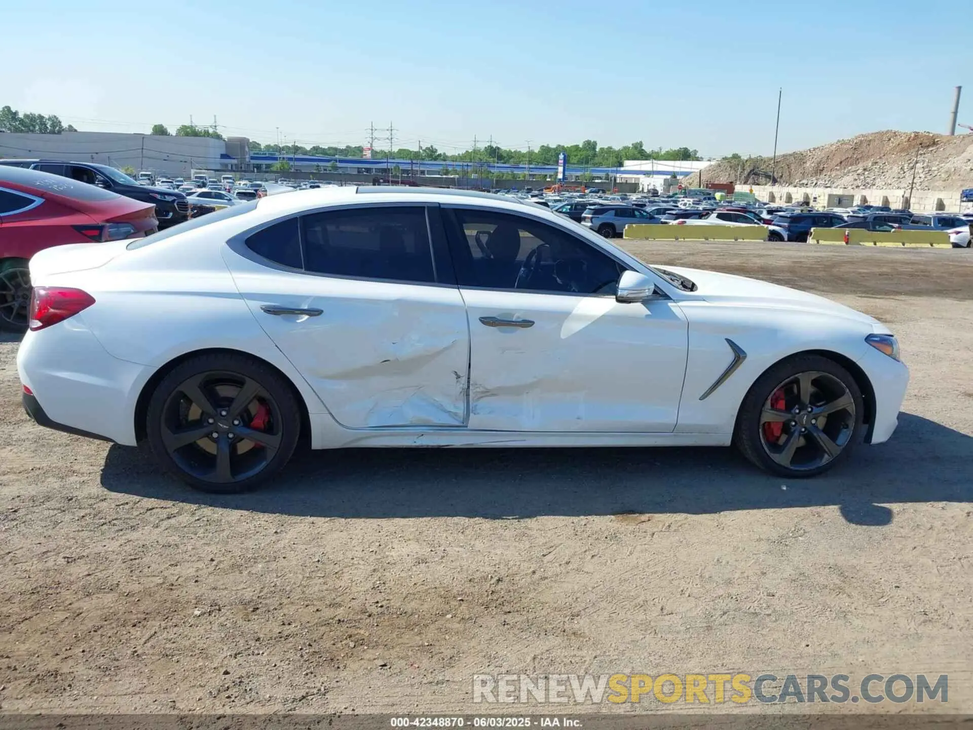 13 Photograph of a damaged car KMTG34LE6MU073393 GENESIS G70 2021