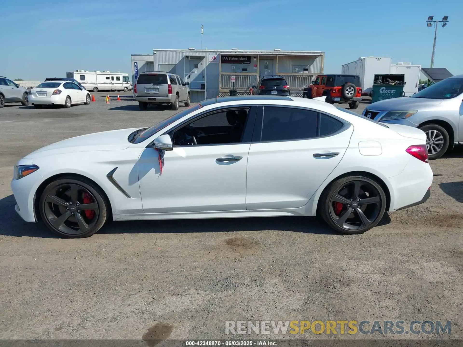 14 Photograph of a damaged car KMTG34LE6MU073393 GENESIS G70 2021