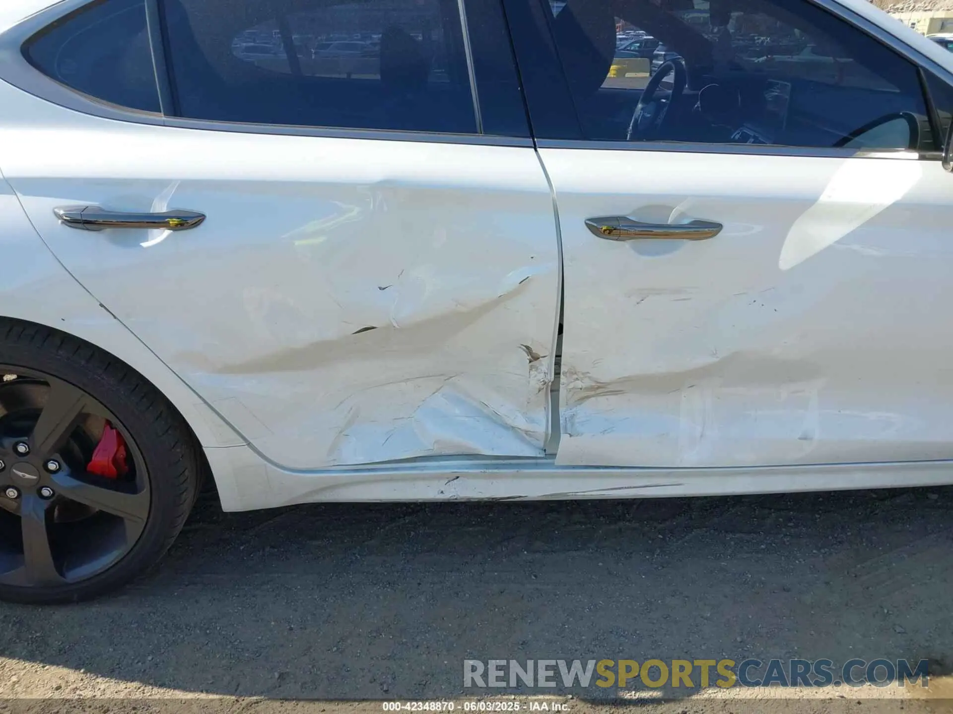 6 Photograph of a damaged car KMTG34LE6MU073393 GENESIS G70 2021