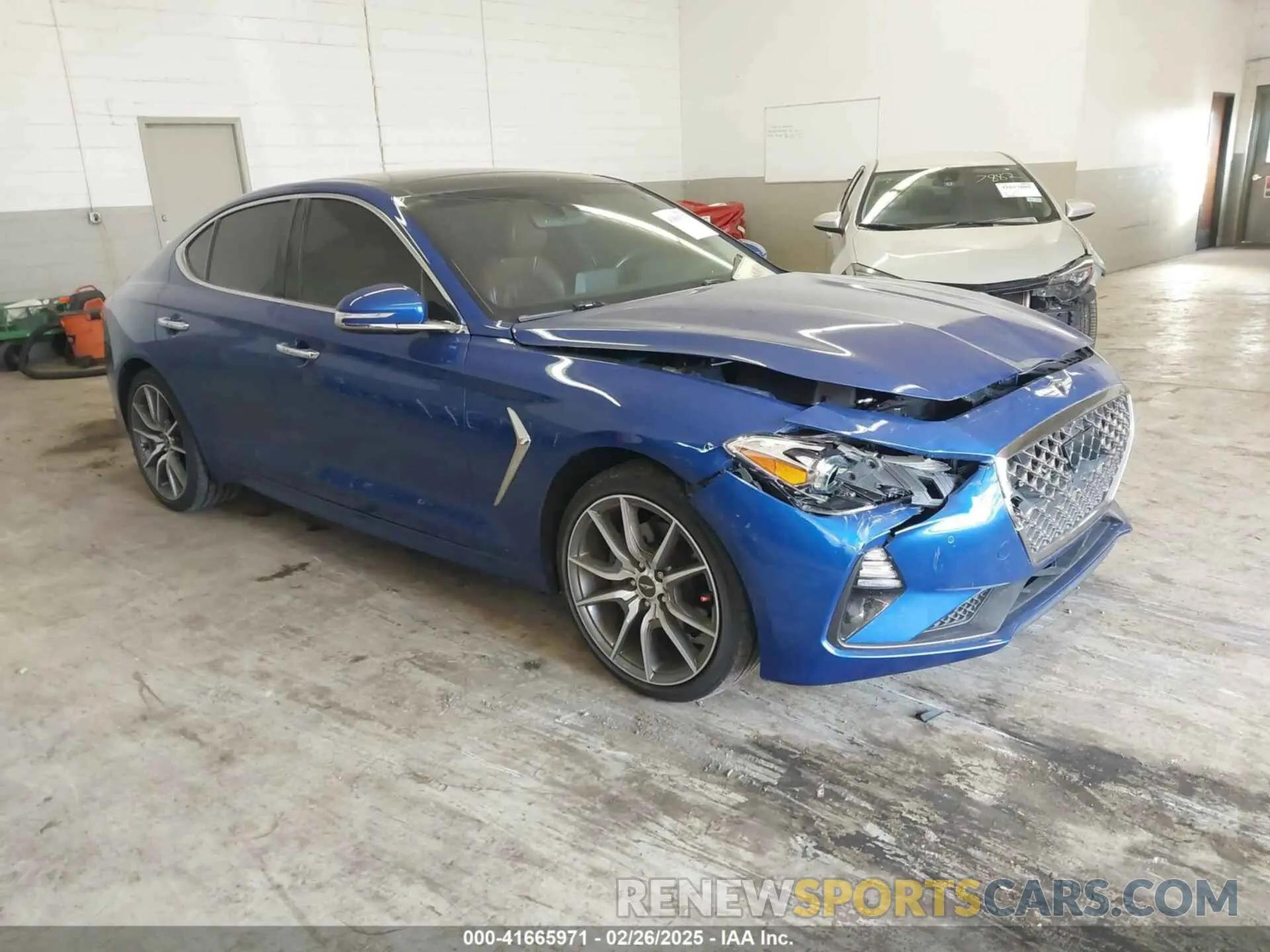 1 Фотография поврежденного автомобиля KMTG44LA4MU073743 GENESIS G70 2021