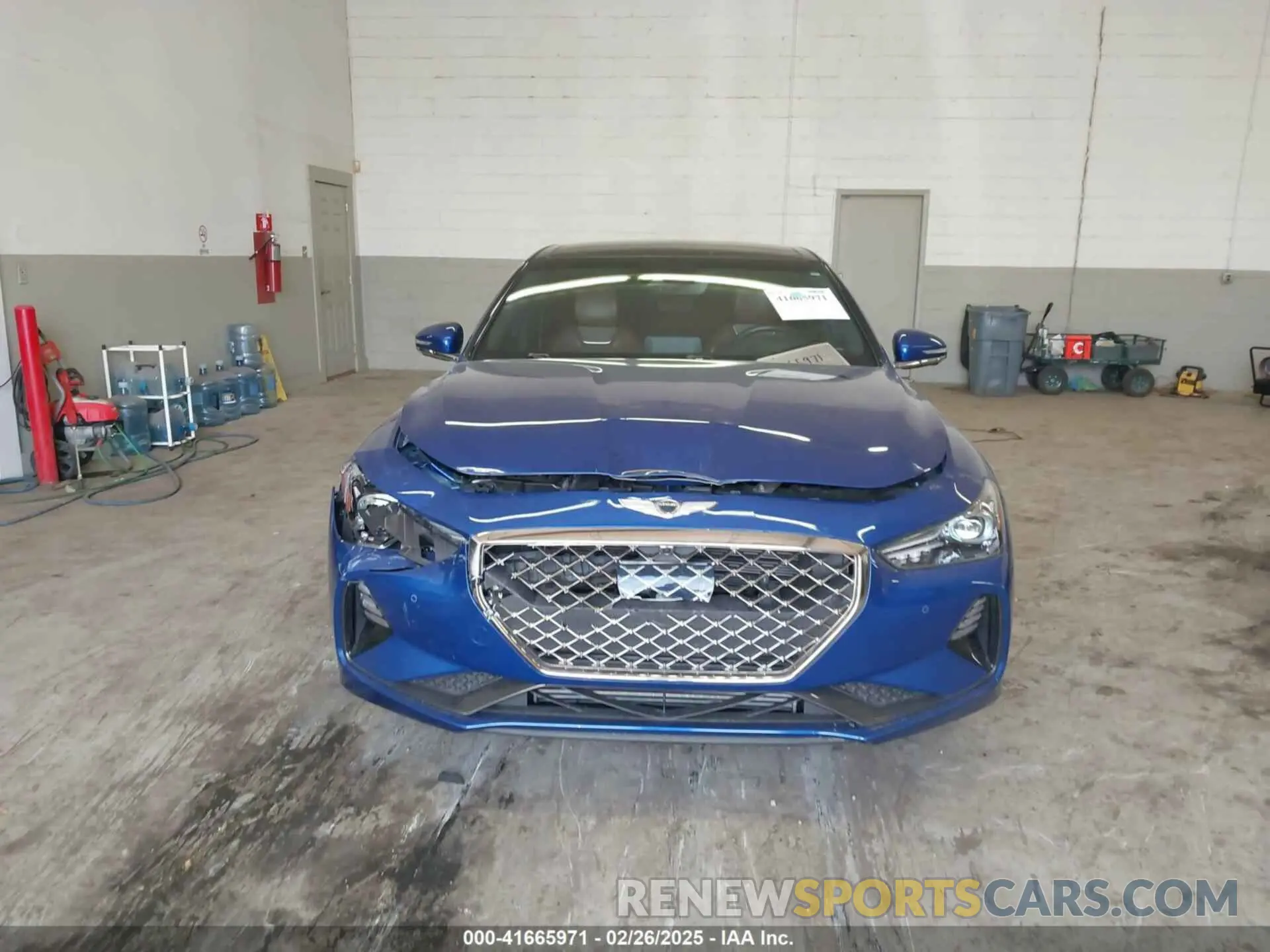 13 Фотография поврежденного автомобиля KMTG44LA4MU073743 GENESIS G70 2021