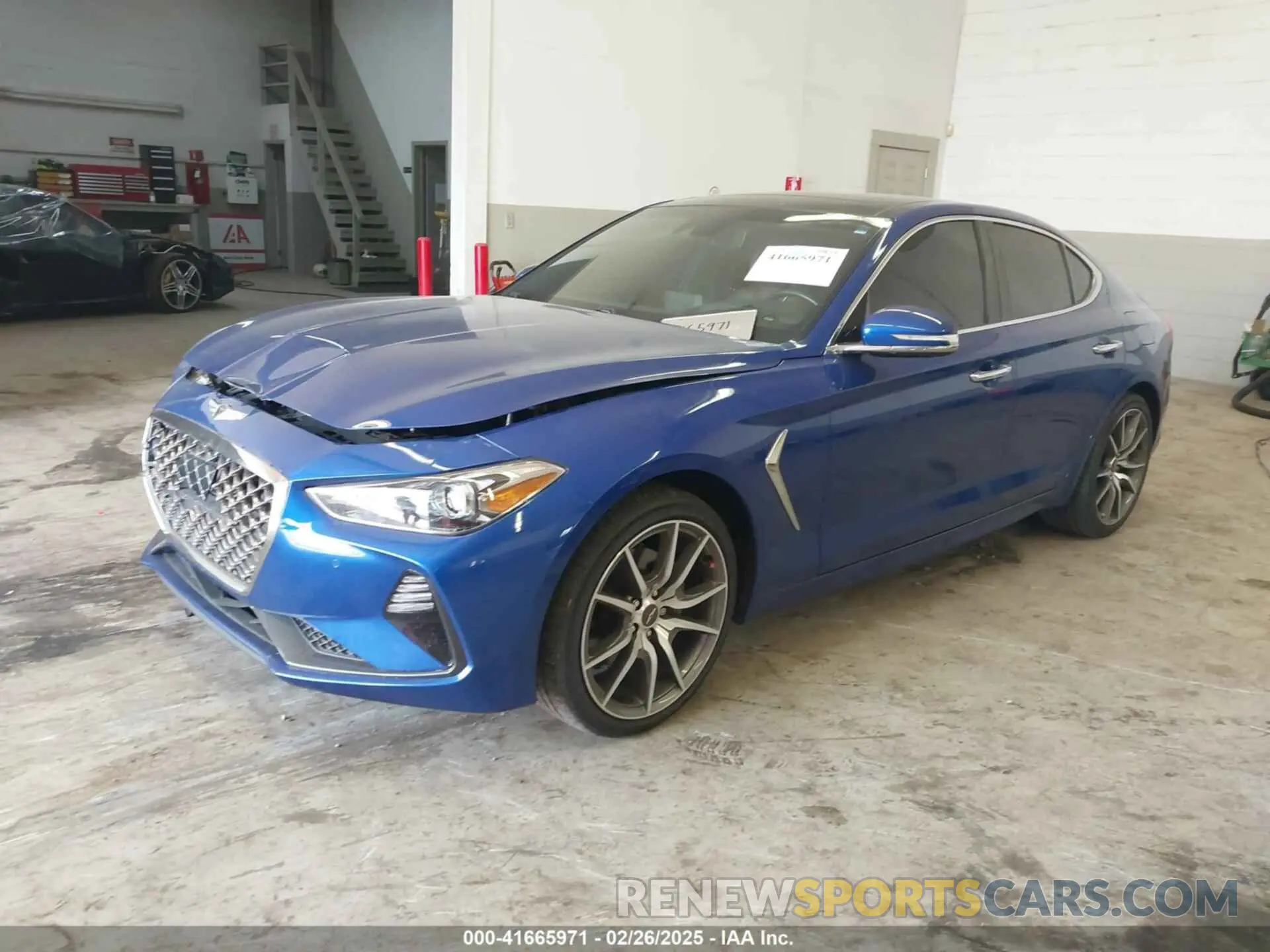2 Фотография поврежденного автомобиля KMTG44LA4MU073743 GENESIS G70 2021