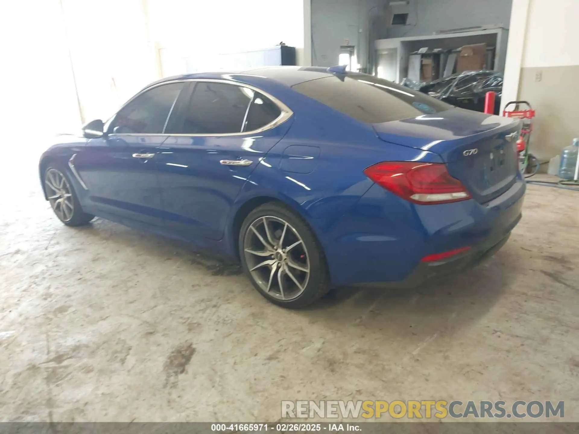 3 Фотография поврежденного автомобиля KMTG44LA4MU073743 GENESIS G70 2021