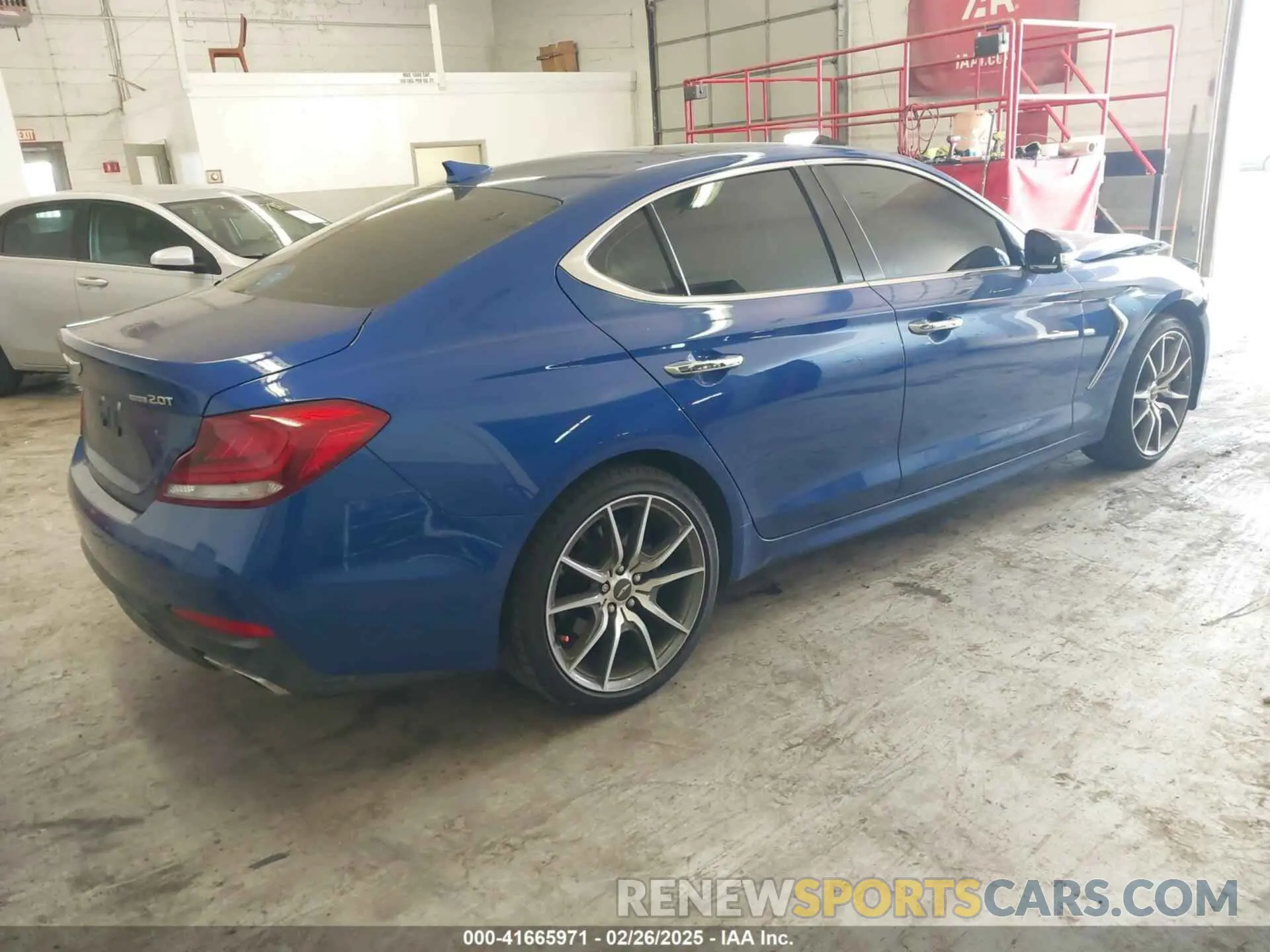 4 Фотография поврежденного автомобиля KMTG44LA4MU073743 GENESIS G70 2021